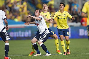 Morten Duncan Rasmussen (Agf), Hjrtur Hermannsson (Brndby IF), Christian Nrgaard (Brndby IF)