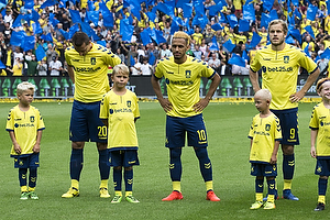 Kamil Wilczek (Brndby IF), Hany Mukhtar (Brndby IF), Teemu Pukki (Brndby IF)