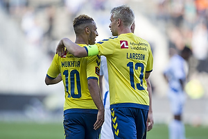 Hany Mukhtar (Brndby IF), Johan Larsson, anfrer (Brndby IF)
