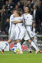 Thomas Delaney, mlscorer (FC Kbenhavn), Erik Johansson (FC Kbenhavn), Ludwig Augustinsson (FC Kbenhavn)