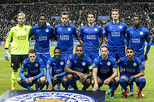 Kasper Schmeichel (Leicester FC), Luis Hernndez Rodrguez (Leicester FC), Danny Drinkwater (Leicester FC), Wes Morgan (Leicester FC), Robert Huth (Leicester FC), Ahmed Musa (Leicester FC), Jamie Vardy (Leicester FC), Daniel Amartey (Leicester FC), Jeffrey Schlupp (Leicester FC), Riyad Mahrez (Leicester FC), Christian Fuchs (Leicester FC)