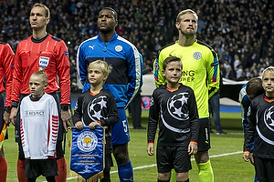 Wes Morgan (Leicester FC), Kasper Schmeichel (Leicester FC)