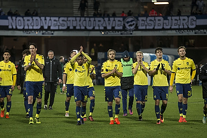 Benedikt Rcker (Brndby IF), Lebogang Phiri (Brndby IF), Teemu Pukki (Brndby IF), Johan Larsson (Brndby IF), Christian Nrgaard (Brndby IF), Christian Jakobsen (Brndby IF)