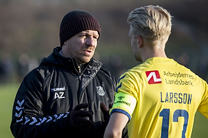 Alexander Zorniger, cheftrner (Brndby IF), Johan Larsson (Brndby IF)