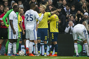 Johan Larsson, anfrer (Brndby IF), Mathias Zanka Jrgensen (FC Kbenhavn)