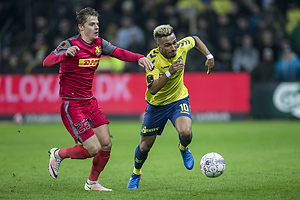 Hany Mukhtar (Brndby IF), Mathias Jensen (FC Nordsjlland)