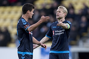 Christian Nrgaard (Brndby IF), Johan Larsson, anfrer (Brndby IF)