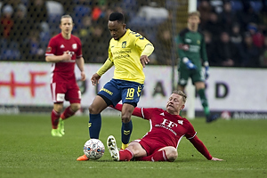 Lebogang Phiri (Brndby IF), Uidentificeret person (Lyngby BK)