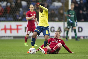 Lebogang Phiri (Brndby IF), Uidentificeret person (Lyngby BK)