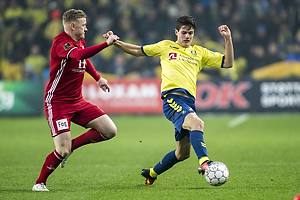 Uidentificeret person (Lyngby BK), Christian Nrgaard (Brndby IF)