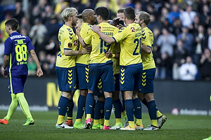 Johan Larsson (Brndby IF), Christian Nrgaard (Brndby IF), Kamil Wilczek (Brndby IF), Teemu Pukki (Brndby IF)