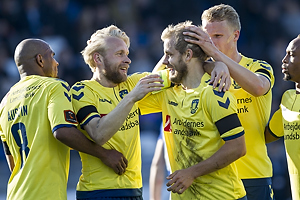 Teemu Pukki, mlscorer (Brndby IF), Johan Larsson (Brndby IF), Rodolph William Austin (Brndby IF), Hjrtur Hermannsson (Brndby IF)