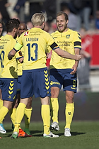 Teemu Pukki, mlscorer (Brndby IF), Johan Larsson, anfrer (Brndby IF)