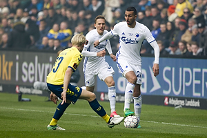 Johan Larsson (Brndby IF), Youssef Toutouh (FC Kbenhavn)