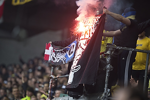 Brndbyfans afbrnder FCK-banner