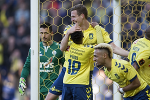 Gustaf Nilsson, mlscorer (Brndby IF), Lebogang Phiri (Brndby IF)