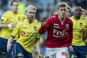 Johan Larsson (Brndby IF), Nicholas Marfelt (SnderjyskE)