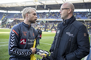 Claus Nrgaard (SnderjyskE), Johan Larsson (Brndby IF)