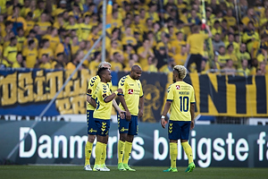 Johan Larsson (Brndby IF), Lebogang Phiri (Brndby IF), Rodolph William Austin (Brndby IF), Hany Mukhtar (Brndby IF)