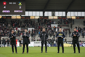 Martin Retov, assistenttrner (Brndby IF), Alexander Zorniger, cheftrner (Brndby IF), Mark Strudal, angrebstrner (Brndby IF)
