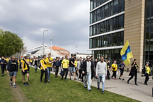 Brndbyfans I march mod stadion