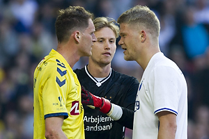 Benedikt Rcker (Brndby IF), Andreas Cornelius (FC Kbenhavn), Frederik Rnnow (Brndby IF)