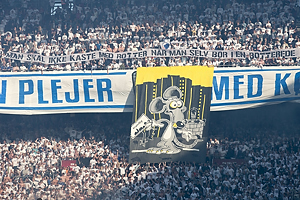 FCK-Fans med banner