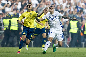 Christian Nrgaard (Brndby IF), Federico Santander (FC Kbenhavn)