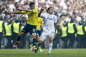 Christian Nrgaard (Brndby IF), Federico Santander (FC Kbenhavn)