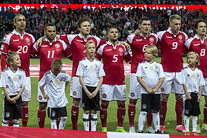 Yussuf Yurary Poulsen (Danmark), Martin C. Braithwaite (Danmark), William Kvist Jrgensen (Danmark), Riza Durmisi (Danmark), Andreas Christensen (Danmark), Nicolai Jrgensen (Danmark), Thomas Delaney (Danmark)