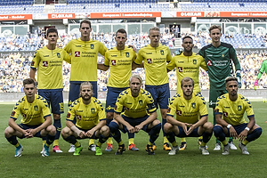 Christian Nrgaard (Brndby IF), Benedikt Rcker (Brndby IF), Kamil Wilczek (Brndby IF), Hjrtur Hermannsson (Brndby IF), Kevin Mensah (Brndby IF), Frederik Rnnow (Brndby IF), Gregor Sikoek (Brndby IF), Kasper Fisker (Brndby IF), Johan Larsson, anfrer (Brndby IF), Teemu Pukki (Brndby IF), Hany Mukhtar (Brndby IF)