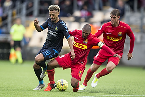 Hany Mukhtar (Brndby IF), Patrick Mtiliga, anfrer (FC Nordsjlland)