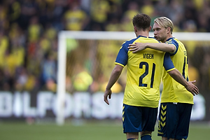 Lasse Vigen Christensen, mlscorer (Brndby IF), Johan Larsson (Brndby IF)