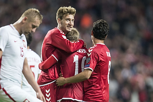 Nicklas Bendtner (Danmark), Christian Eriksen (Danmark), Thomas Delaney (Danmark)