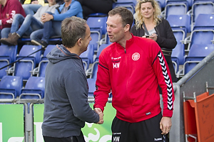 Alexander Zorniger, cheftrner (Brndby IF), Morten Wieghorst, cheftrner (Aab)