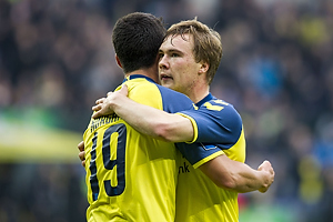 Christian Nrgaard (Brndby IF), Simon Tibbling (Brndby IF)