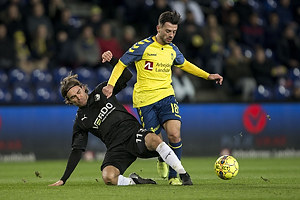 Besar Halimi (Brndby IF), Erik Marxen (Randers FC)