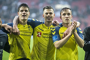 Christian Nrgaard (Brndby IF), Jan Kliment (Brndby IF), Lasse Vigen Christensen (Brndby IF)