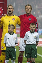 Kasper Schmeichel (Danmark), Simon Kjr (Danmark)