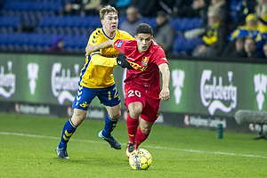 Simon Tibbling (Brndby IF), Patrick da Silva (FC Nordsjlland)
