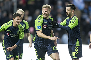 Paulus Arajuuri, mlscorer (Brndby IF), Besar Halimi (Brndby IF), Christian Nrgaard (Brndby IF)