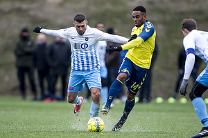 Valon Ljuti (FC Roskilde), Kevin Mensah (Brndby IF)
