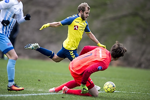 Teemu Pukki (Brndby IF), Frederik August Schram (FC Roskilde)