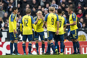 Christian Nrgaard (Brndby IF), Simon Tibbling (Brndby IF), Johan Larsson, anfrer (Brndby IF), Teemu Pukki (Brndby IF)
