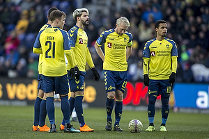 Johan Larsson, anfrer (Brndby IF), Hany Mukhtar (Brndby IF), Anthony Jung (Brndby IF), Lasse Vigen Christensen (Brndby IF)