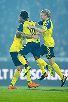 Anthony Jung, mlscorer (Brndby IF), Hany Mukhtar (Brndby IF), Johan Larsson, anfrer (Brndby IF)