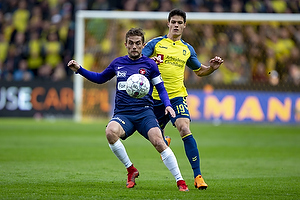 Jakob Poulsen, anfrer (FC Midtjylland), Christian Nrgaard (Brndby IF)