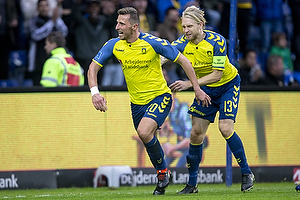 Kamil Wilczek, mlscorer (Brndby IF), Johan Larsson, anfrer (Brndby IF)