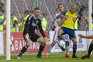 Stephan Andersen (FC Kbenhavn), Teemu Pukki (Brndby IF), Peter Ankersen (FC Kbenhavn)