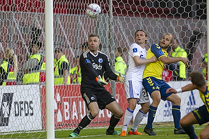 Stephan Andersen (FC Kbenhavn), Teemu Pukki (Brndby IF), Peter Ankersen (FC Kbenhavn)